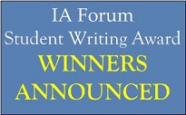 IA Forum Student Writing Award Winners Announced